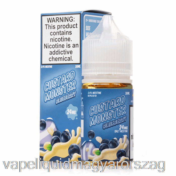 áfonya - Puding Szörny Só - 30ml 24mg Vape Folyadék